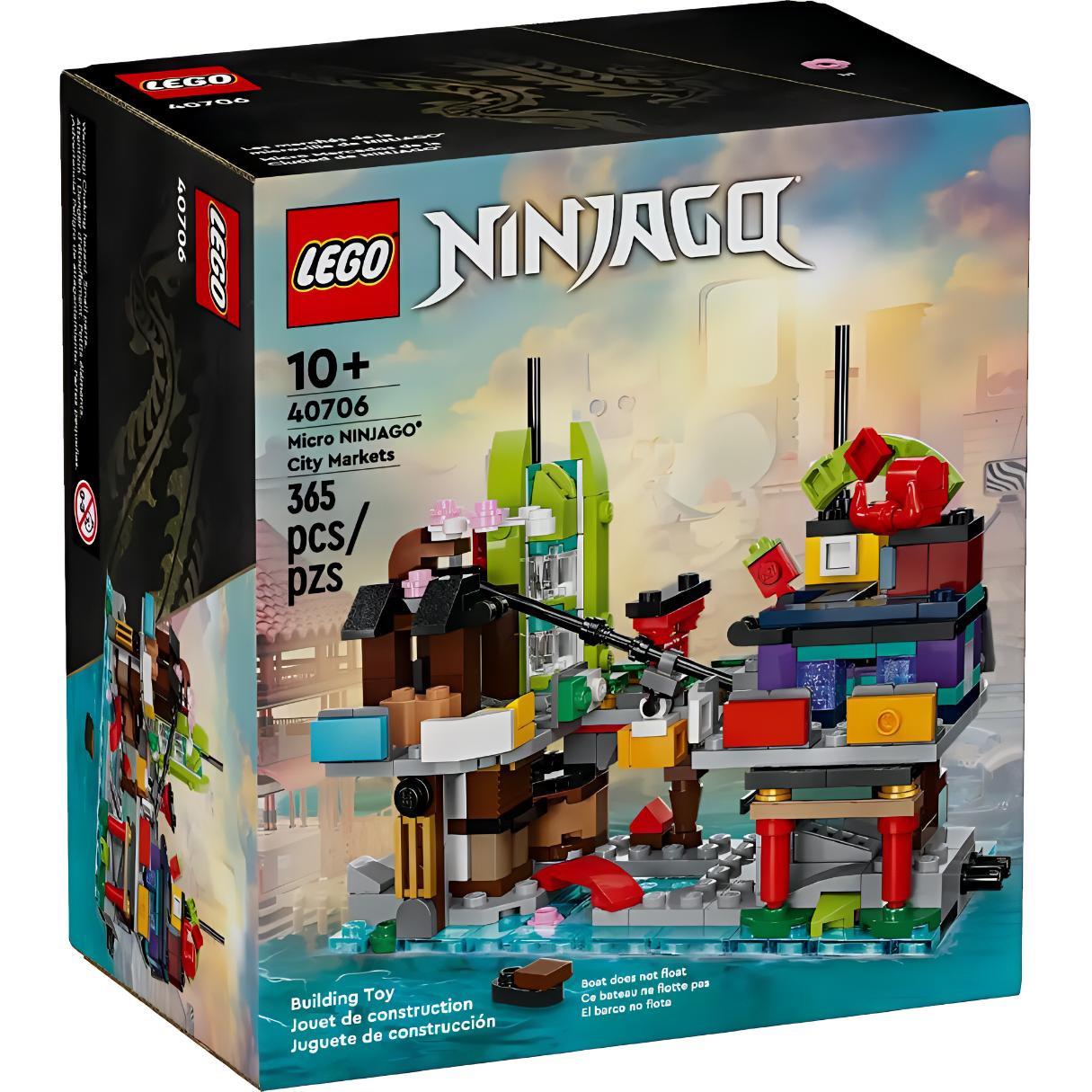 Конструктор LEGO Ninjago "Городские магазины" (40706) - Boxette Shop